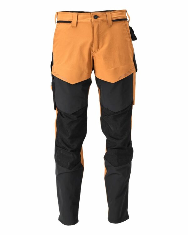 22379-311-5409 Pantaloni con tasche porta-ginocchiere ULTIMATE STRETCH - leggeri - idrorepellente MASCOT® CUSTOMIZED