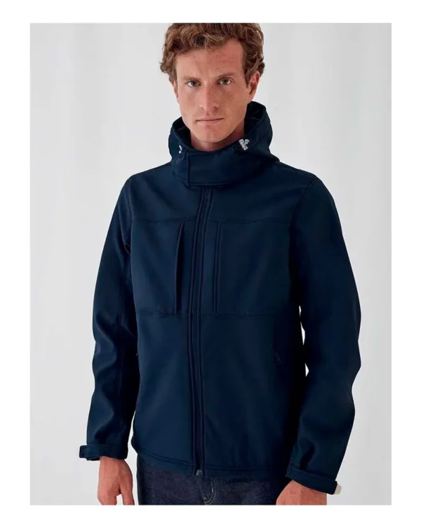 BCJM950 - Hooded softshell uomo